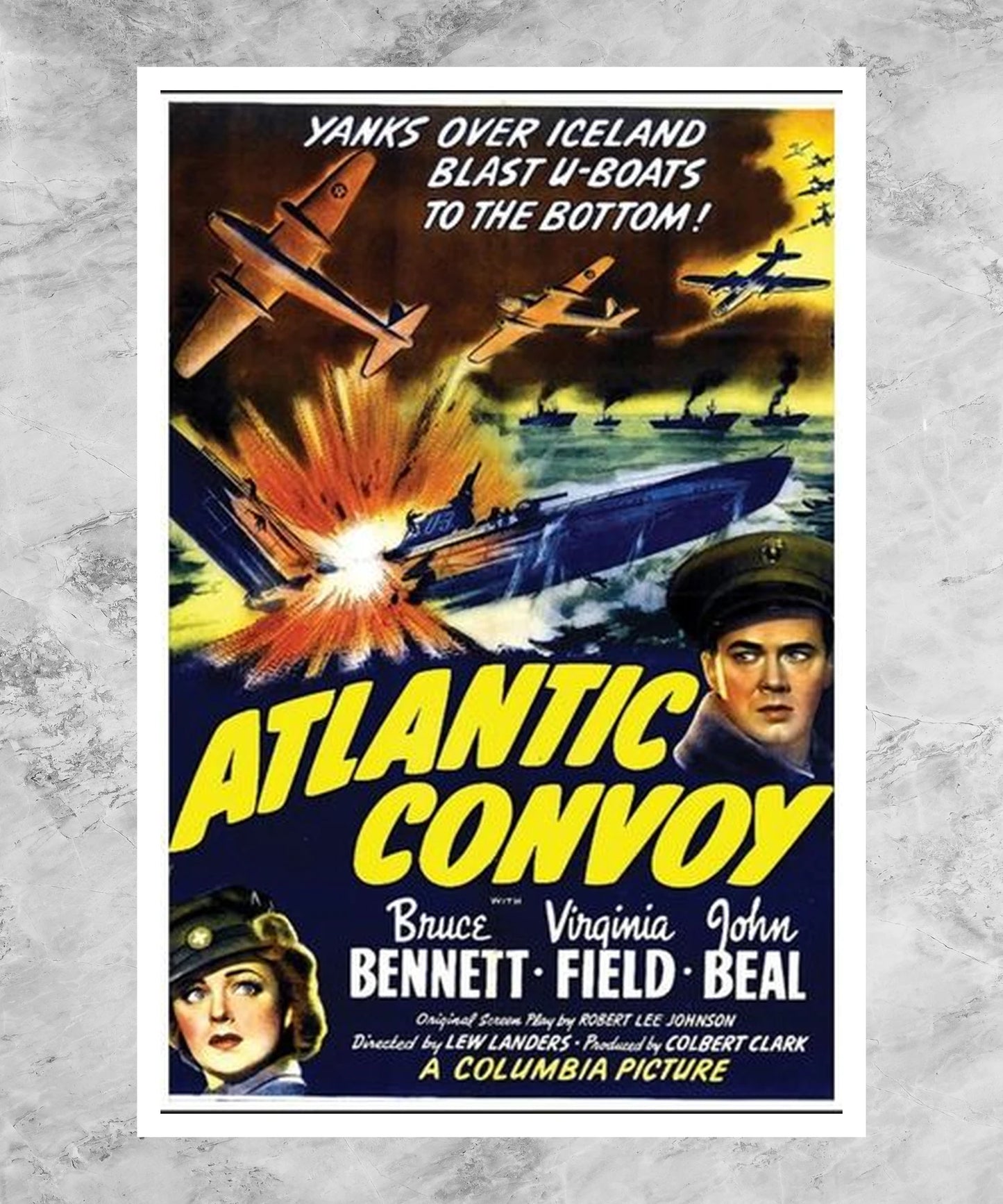 Atlantic Convoy Poster