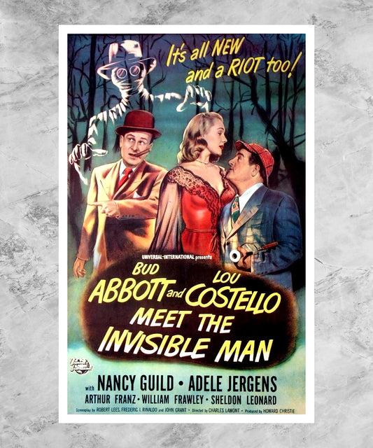 Abbott and Costello Meet the Invisible Man Poster