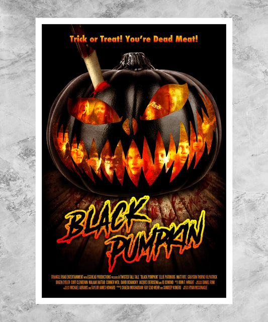 Black Pumpkin Poster