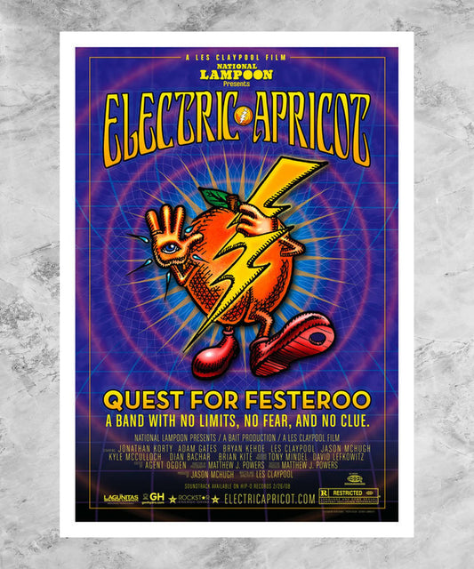 Electric Apricot Poster