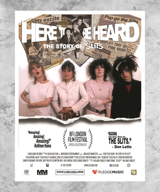 Here to Be Heard: The Story of the Slits Poster