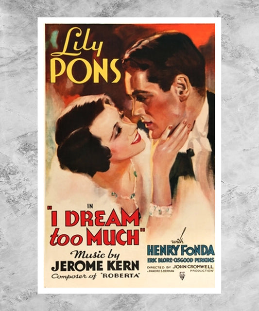 I Dream Too Much Poster