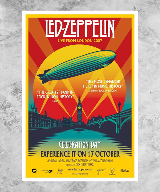 Led Zeppelin: Celebration Day Poster