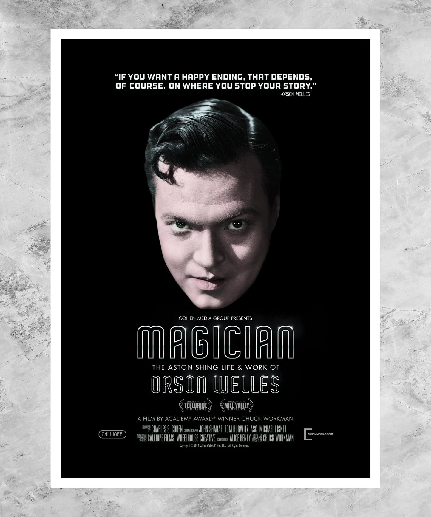 Magician: The Astonishing Life and Work of Orson Welles Poster