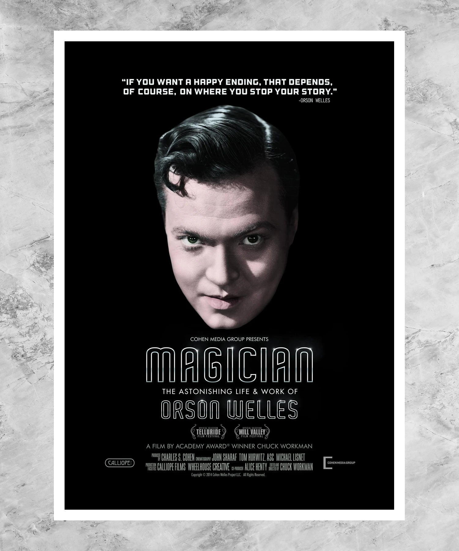 Magician: The Astonishing Life and Work of Orson Welles Poster