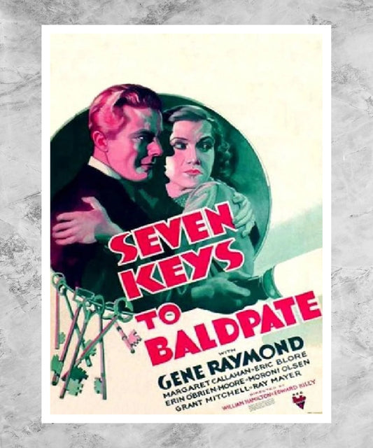 Seven Keys to Baldpate Poster