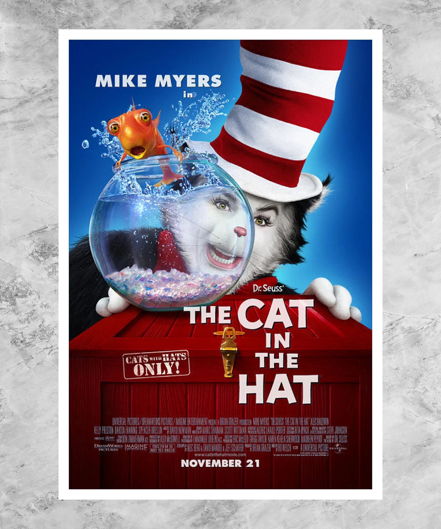 The Cat in the Hat Poster