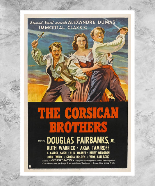 The Corsican Brothers Poster