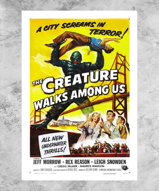 The Creature Walks Among Us Poster