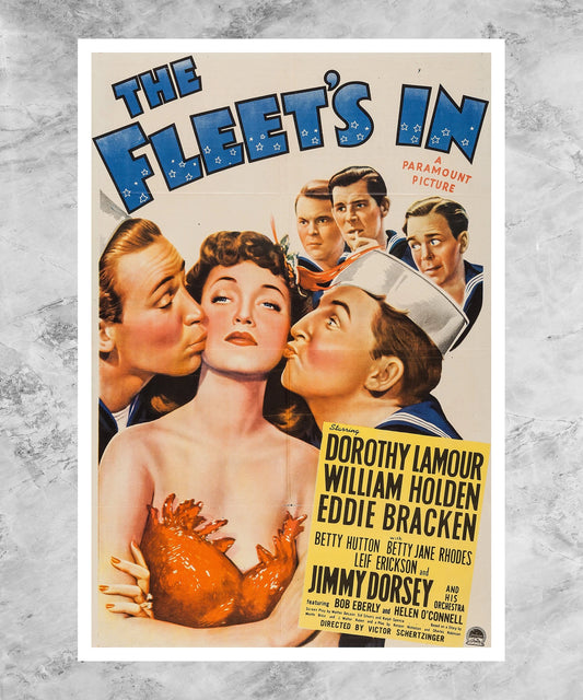 The Fleet's In Poster