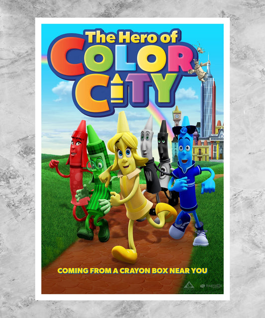 The Hero of Color City Poster