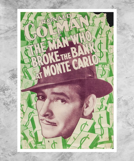 The Man Who Broke the Bank at Monte Carlo Poster