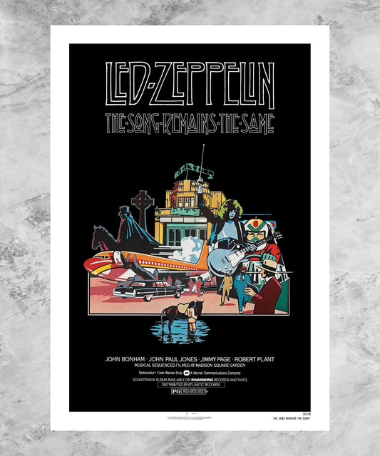 The Song Remains the Same Poster