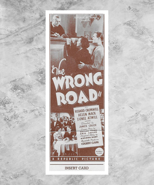 The Wrong Road Poster