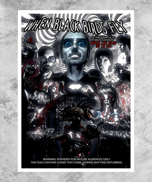 When Black Birds Fly Poster